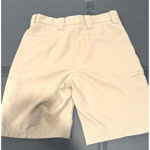 David Taylor Men's Pro Cargo Shorts 30 Khaki Zip Pocket Performance Outdoor